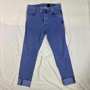 & Denim Men’s 31x30 Ble Jeans Slim